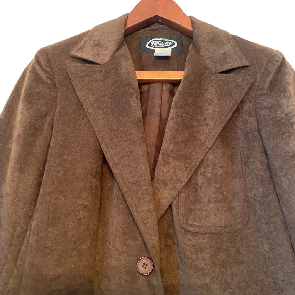 Vintage Frank Lee of California Dark Brown Blazer - Picture 2 of 11